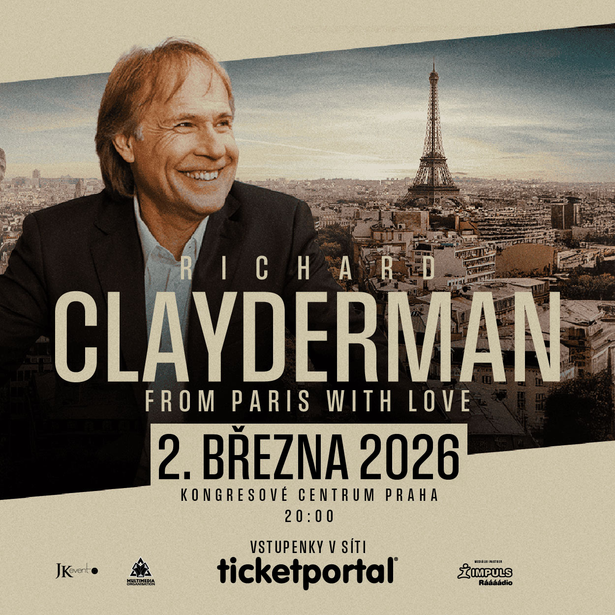 RICHARD CLAYDERMAN – From Paris with Love - Praha